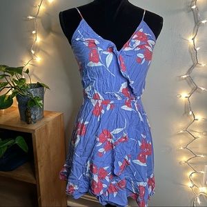 XS Express Periwinkle Short Summer Dress